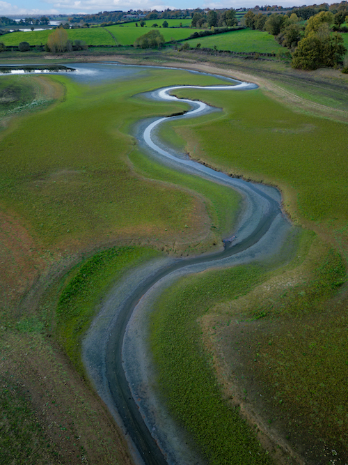 Vue du ciel du Lac du Verdon
